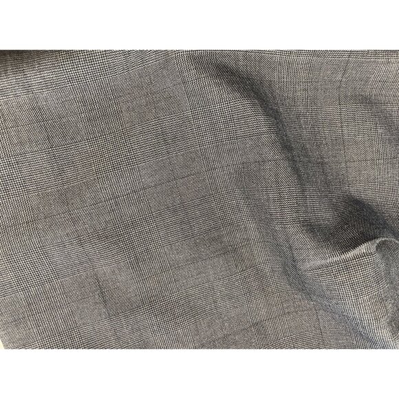 Miu Miu Gray Plaid Wool-Blend Elastic Waist Shorts For Women - Picture 5 of 14